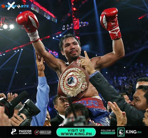 Manny Pacquiao, only eight.